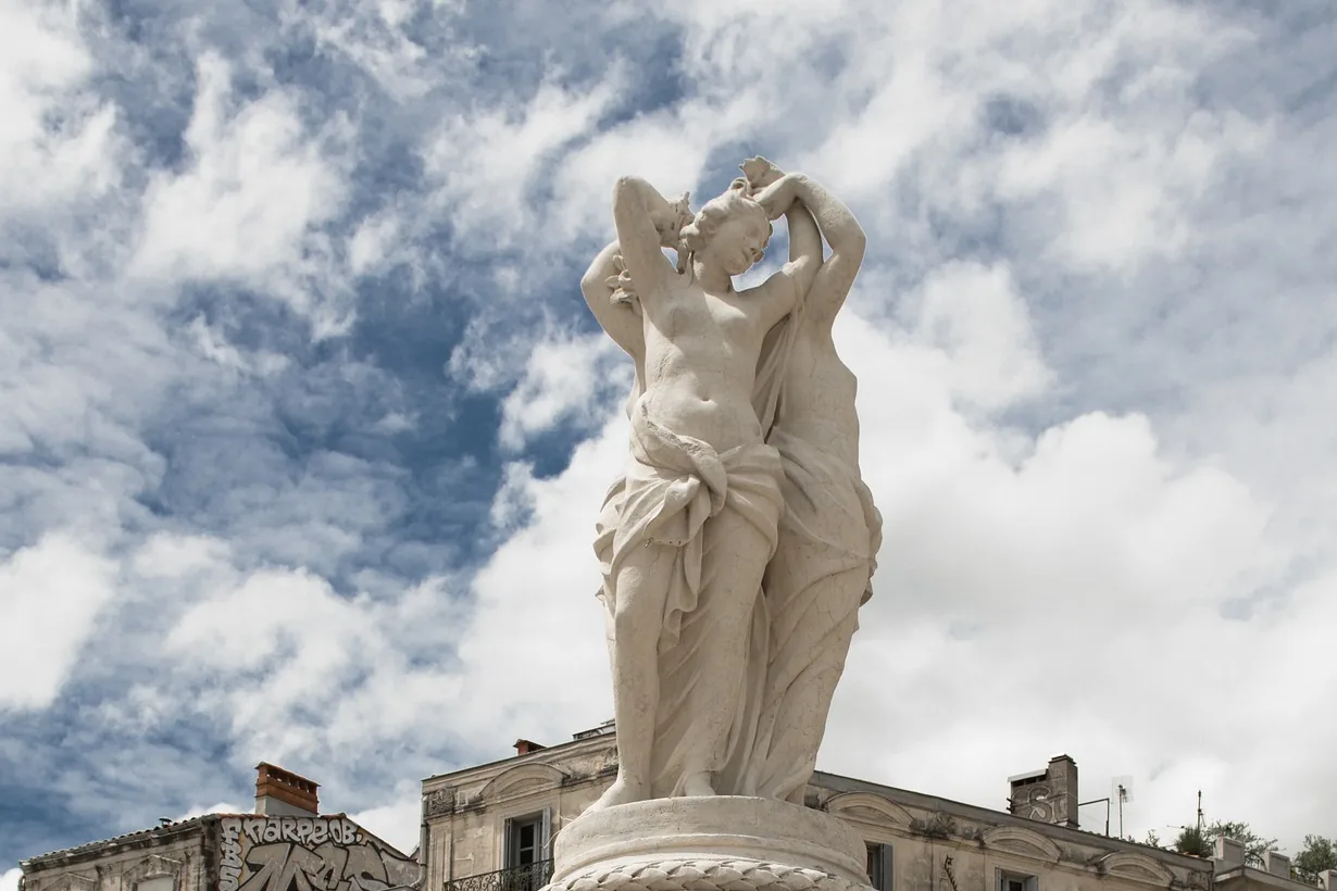 fontaine des Trois Grâces, place de la Comédie à Montpellier